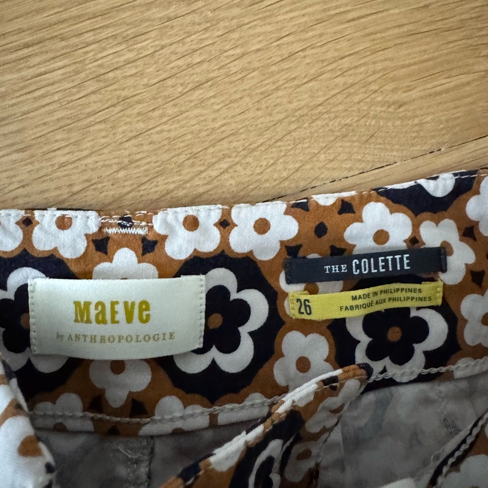Maeve Anthropologie Floral Pants